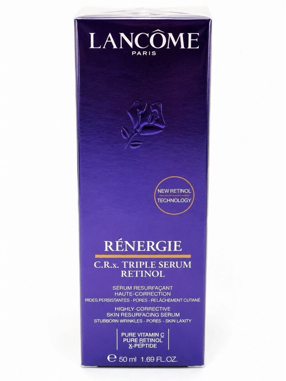 Lancome Renergie C.R.x Triple Serum Retinol 50ml 1.69oz Sealed Anti Aging